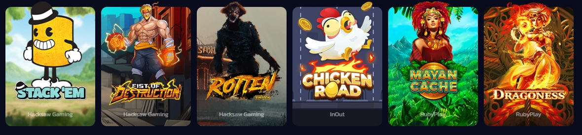 rapter casino popular slots
